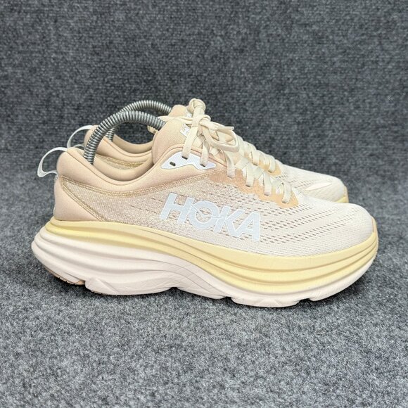Hoka Bondi 8 Running Shoes Women's Size 8 Athletic Training Gym Racing Sneakers - Picture 1 of 12